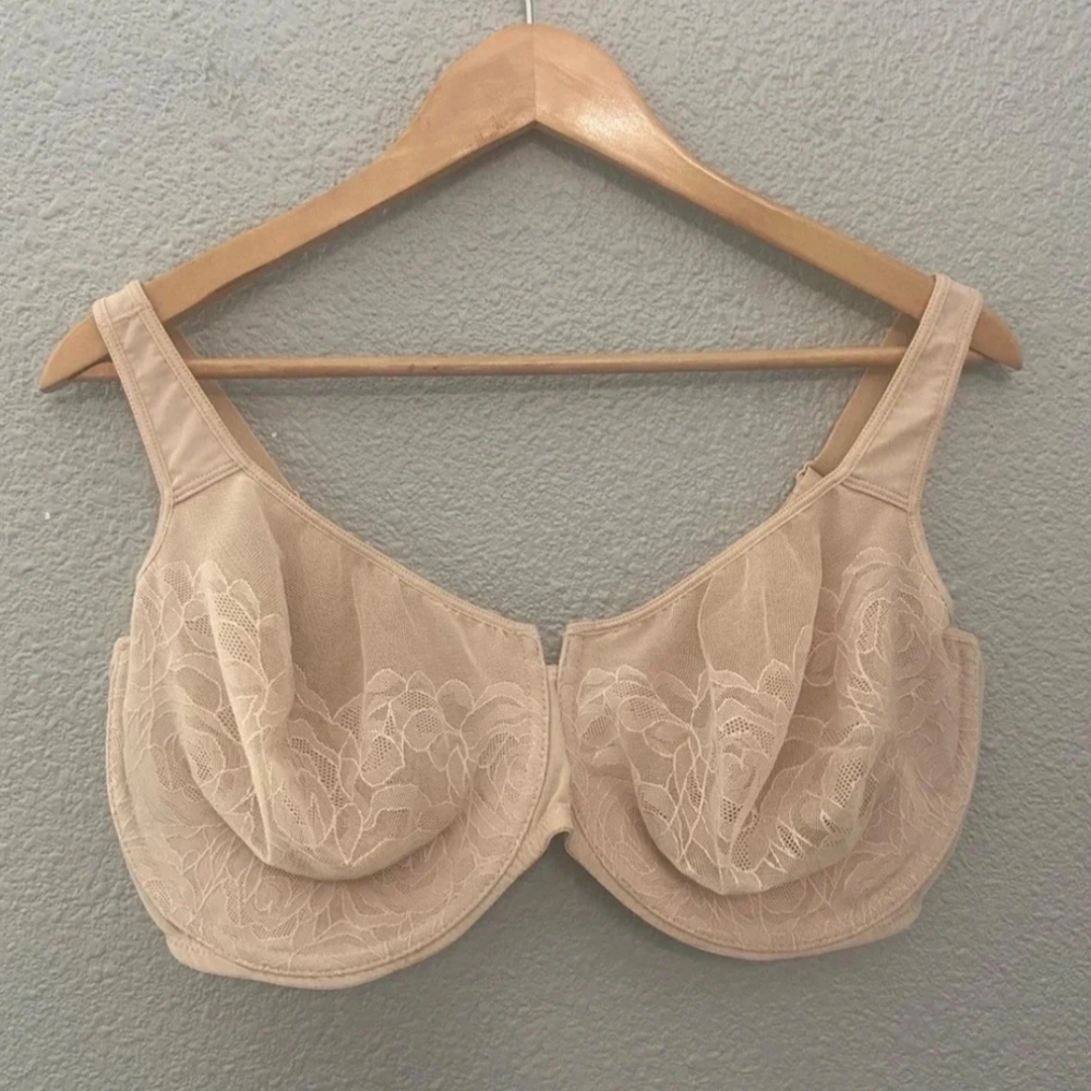 Wacoal Stark Beauty Sand Beige Underwire Bra Size 44F (DDD)  NWOT Style 855225